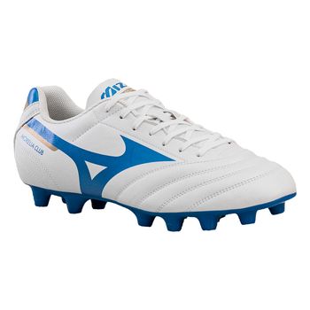 Chuteira-Campo-Branco-Azul-e-Dourado-Morelia-Club-|-Mizuno-Tamanho--38---Cor--BRANCO-0